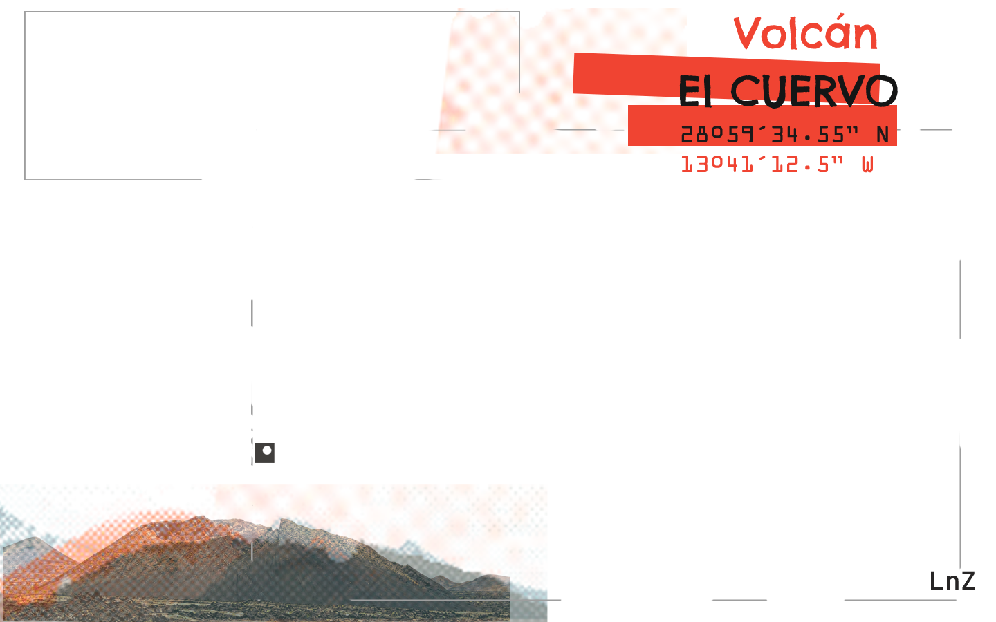 Composición original de Volcán El Cuervo